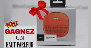 Un haut parleur bluetooth BOSE. Valeur de 130$
