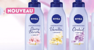 Échantillons gratuits de la nouvelle lotion pour le corps Nivea