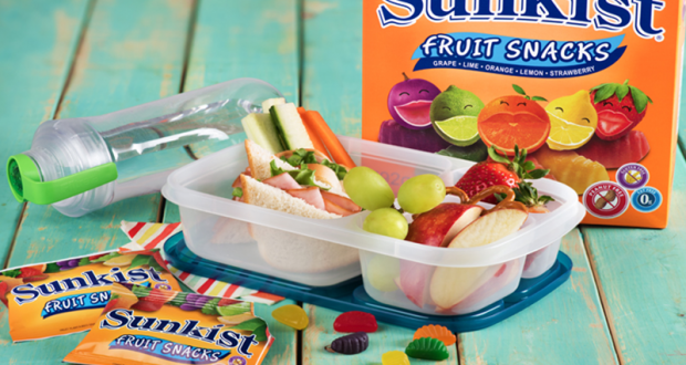 Échantillons gratuits d’un goûter à saveur de fruits Sunkist Ganong