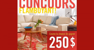 250 $ en chèque-cadeau chez Mobilier NorSud