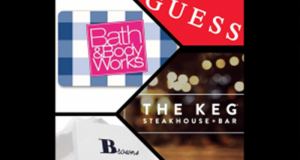 4 Cartes cadeaux Guess - Browns - The keg steak house - Bath & body