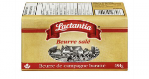 Beurre salé Lactantia à 2.98$
