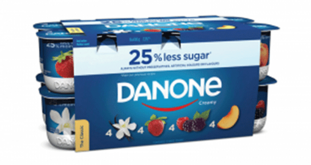 Emballage de 16 yogourts Danone Crémeux à 2.74$