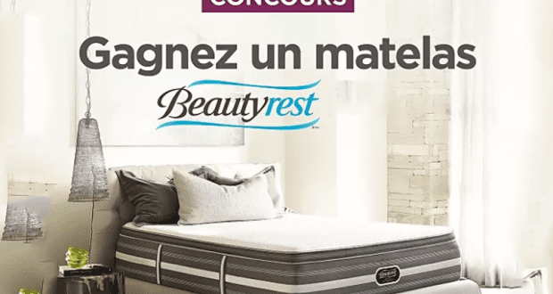 Gagnez un Matelas Beautyrest d'une valeur de 2900$