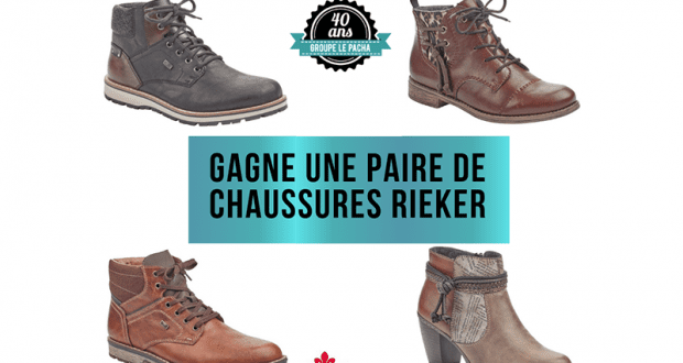 Gagnez une paire de chaussures Rieker