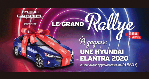 Gagnez une voiture Hyundai Elantra Preferred 2020