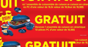 Obtenez gratuitement un ensemble de cuisson en céramique 10 pièces