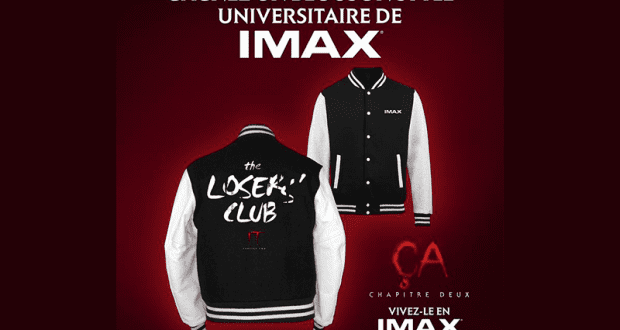 Un blouson style universitaire de IMAX