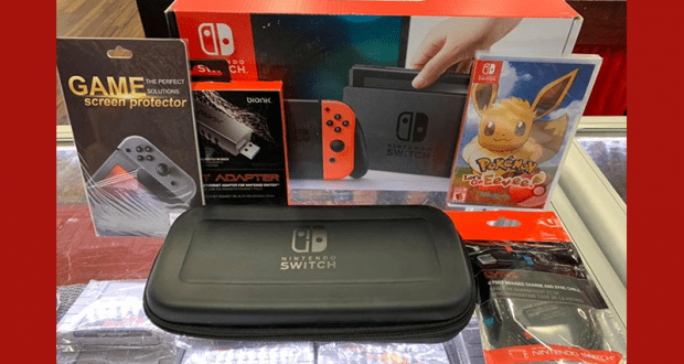 Un ensemble Nintendo Switch