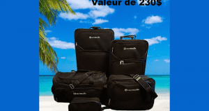 Un ensemble de 5 valises