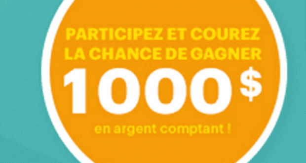 Un prix de 1 000 $ en argent comptant