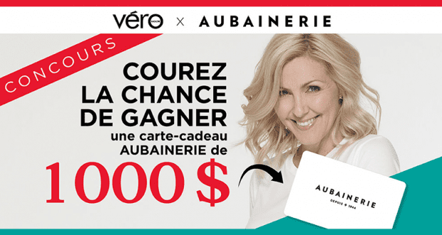 Une carte-cadeau Aubainerie d'une valeur de 1 000$