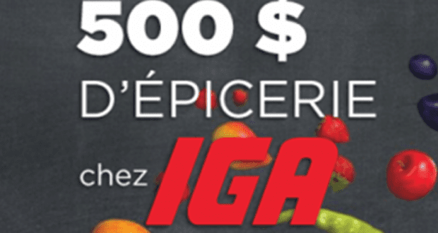 Une épicerie de 500 $ chez IGA