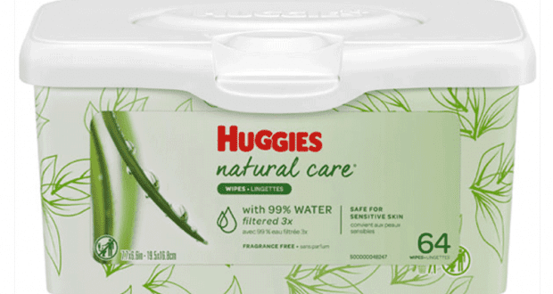 Coupon de 1.50$ à l'achat de 2 emballages de Huggies Wipes