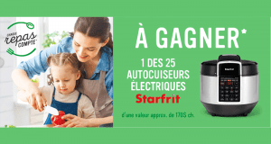 Gagnez 1 des 25 autocuiseurs électriques Starfrit