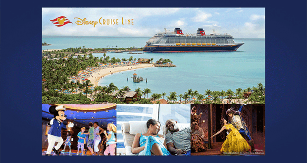 Gagnez 3 vacances en un seul voyage à bord d'une croisière Disney