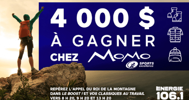 Gagnez 4 000 $ chez Momo Sports