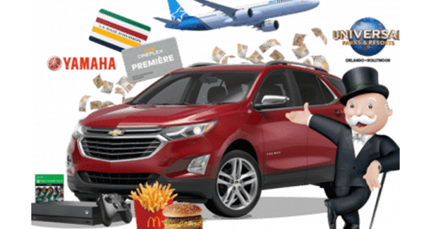 Gagnez 7 Chevrolet Equinox et 10 chèques de 10 000$