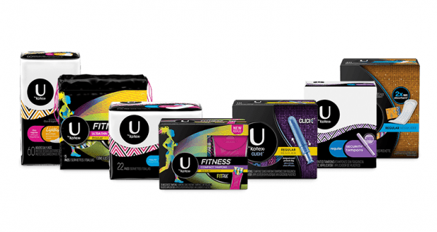 Produits U By Kotex à 0.83$