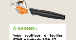 Souffleur à feuilles STIHL à batterie