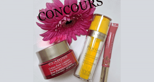 Un ensemble de soins de Clarins