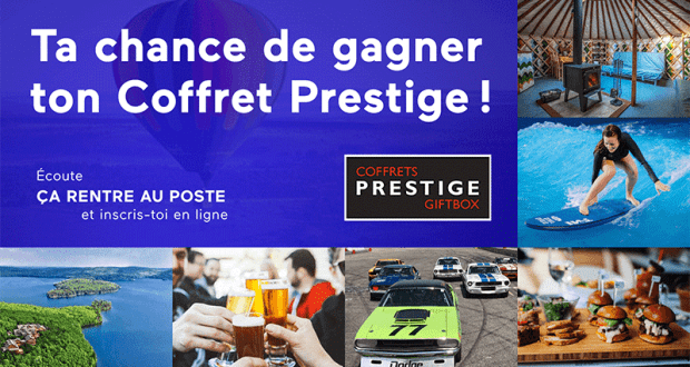 Une expérience découverte offerte par Coffrets Prestige