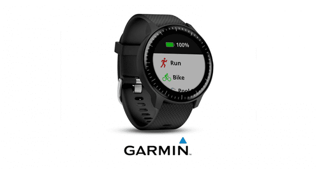 Une montre de course avec GPS Garmin Vivoactive 3