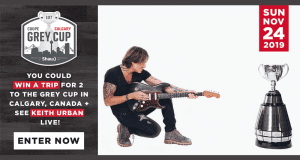 Voyage pour deux à la 107è Coupe Grey - Calgary Canada