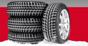 2 ensembles de 4 pneus d'hiver