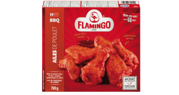 Ailes de poulet Flamingo à 5.78$