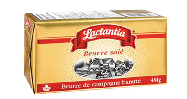 Beurre salé Lactantia à 2.94$