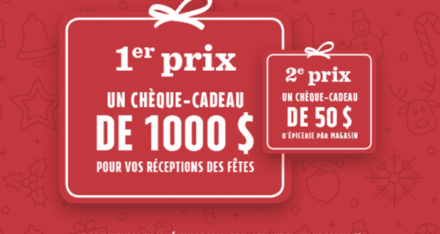 Chèque-cadeau Marché Richelieu de 1 000$ ou 1 des 56 prix de 50$