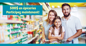 Gagnez 500 $ sous forme de cartes-cadeaux d’épicerie