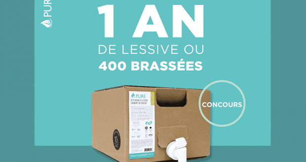 Gagnez Un an de lessive gratuite