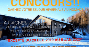 Gagnez un séjour pour deux au Nomade Mont-Tremblant