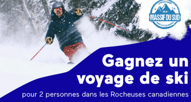 Gagnez un voyage de ski pour 2 personnes (Valeur de 5 000 $)