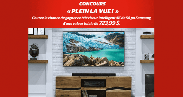 Téléviseur intelligent 4K de 58 po