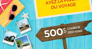 Un crédit voyage de 500$ à l'agence de votre choix