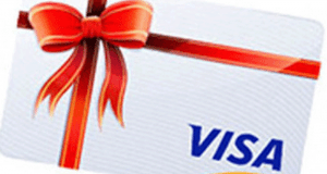 Une carte-cadeaux VISA d'une valeur de 2 000 $