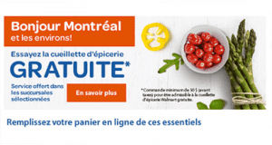 Économisez 10$ sur votre épicerie en ligne chez Walmart