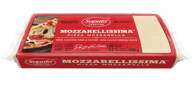 Barre de fromage Mozzarellissima Saputo 500g à 2.98$