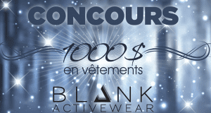 Gagnez 1000 $ en vêtements Blank Activewear