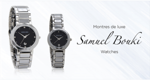 Gagnez un Duo de montres Samuel Bouki (valeur de 800$)
