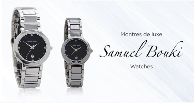 Gagnez un Duo de montres Samuel Bouki (valeur de 800$)