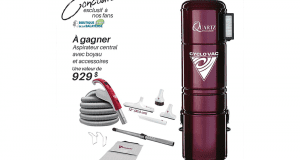 Un aspirateur central Cyclo Vac (Valeur de 929$)