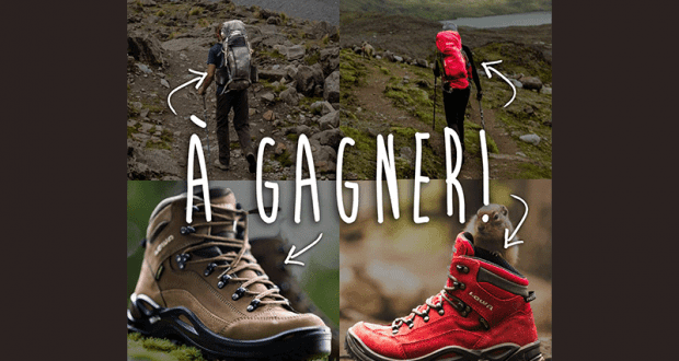 Une paire bottes LOWA Renegade GTX + Sac à dos VAUDE