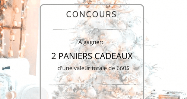 2 paniers-cadeaux Mise en beauté de 660$