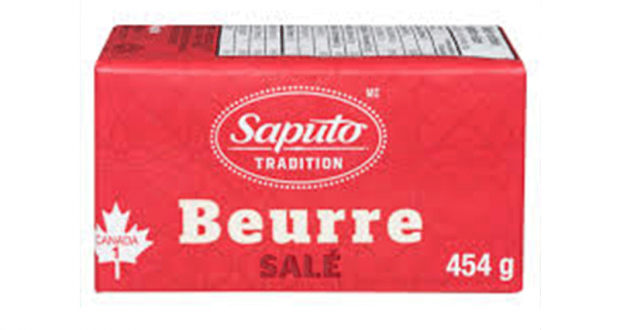 Beurre Saputo 454g à 2.98$