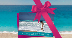 Certificat-cadeau voyage de 1000$
