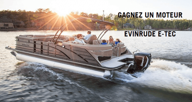 Gagnez un moteur hors-bord Evinrude ETEC (Valeur de 34 415 $)